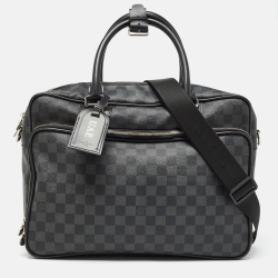 Pre Owned Louis Vuitton Damier Graphite Canvas Icare Laptop Bag