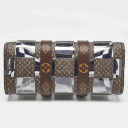 مملوكة مسبقًا Louis Vuitton Monogram Chess Canvas and PVC Keepall Bandoulière 25 Bag