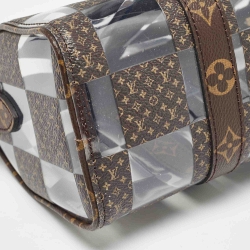 مملوكة مسبقًا Louis Vuitton Monogram Chess Canvas and PVC Keepall Bandoulière 25 Bag