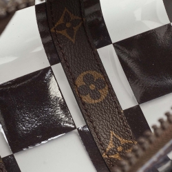 مملوكة مسبقًا Louis Vuitton Monogram Chess Canvas and PVC Keepall Bandoulière 25 Bag