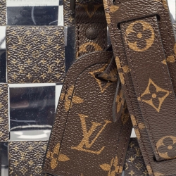 مملوكة مسبقًا Louis Vuitton Monogram Chess Canvas and PVC Keepall Bandoulière 25 Bag
