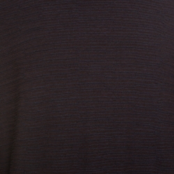 Pre Owned Louis Vuitton Brown and Blue Jacquard Epi Crew Neck Sweater L