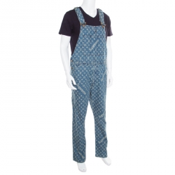 Supreme Louis Vuitton Supreme Washed Blue Denim Overalls 32