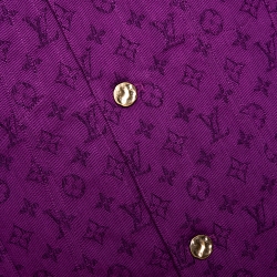 Louis Vuitton Purple Monogram Denim Jacket L