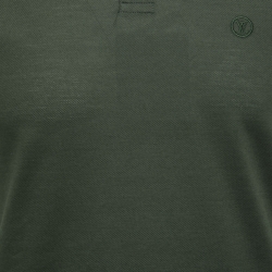 Louis Vuitton Dark Green Cotton Logo Embroidered Polo T-Shirt XS