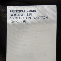 Louis Vuitton Dark Grey Cotton Logo Embroidered Polo T-Shirt XS