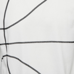 Louis Vuitton White Cotton NBA Short Sleeve T-Shirt S