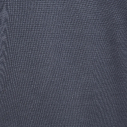 Pre Owned Louis Vuitton Navy Blue Cotton V-Neck T-Shirt XS