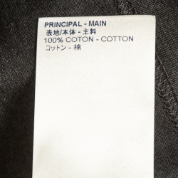 Louis Vuitton Grey Cotton V-Neck T-Shirt XS