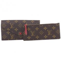 Pre Owned Louis Vuitton Monogram Canvas Envelope Josephine Wallet
