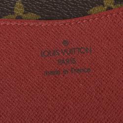Pre Owned Louis Vuitton Monogram Canvas Envelope Josephine Wallet