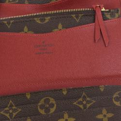 Pre Owned Louis Vuitton Monogram Canvas Envelope Josephine Wallet