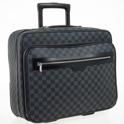 Pre Owned Louis Vuitton Damier Graphite Pilot Case