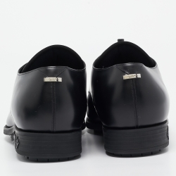Louis Vuitton Black Leather Lace Up Oxford Size 43.5