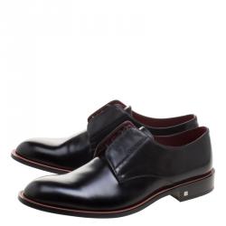 مملوكة مسبقًا حذاء لوي فيتون دربي جلد أسود مقاس 43