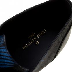 مملوكة مسبقًا Louis Vuitton Damier Graphite Canvas and Leather Match Up Sneakers Size 42