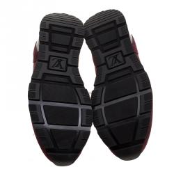 مملوكة مسبقًا حذاء رياضي لوي فيتون سويدي وشبكة بوردو أبيسيس برباط مقاس 44