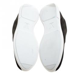 مملوكة مسبقًا حذاء رياضي لوي فيتون فاستلين شبك وجلد انفيني دامييه أسود مقاس 43.5