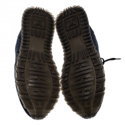 Pre Owned حذاء رياضي لوي فيتون دنيم مونوغرامي كحلي مقاس 39