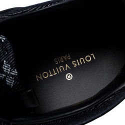 Pre Owned حذاء رياضي لوي فيتون دنيم مونوغرامي كحلي مقاس 39