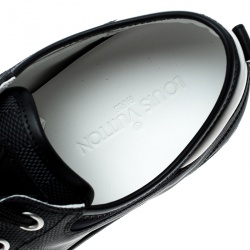 مملوكة مسبقًا حذاء رياضي بيزبول لوي فيتون نايلون دامييه غرافايت وجلد مقاس 43.5