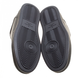 Pre Owned حذاء رياضي لوي فيتون ريفولي كانفاس مونوغرامي وجلد أسود مقاس 41