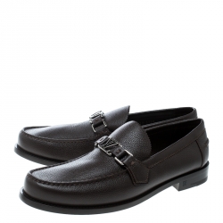 louis vuitton major loafer brown