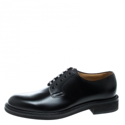 Louis Vuitton Black Leather Lace Up Oxfords Size 41