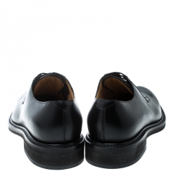 Louis Vuitton Black Leather Lace Up Oxfords Size 41
