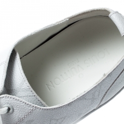 Pre Owned Louis Vuitton Off White Monogram Canvas Match Up Sneakers Size 43