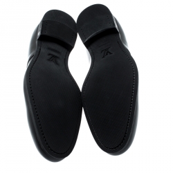 مملوكة مسبقًا Louis Vuitton Black Leather Lace Up Derby Size 41