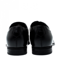 مملوكة مسبقًا Louis Vuitton Black Leather Lace Up Derby Size 41