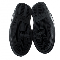 مملوكة مسبقًا حذاء رياضي لوي فيتون ريفولي جلد أسود مقاس 41.5