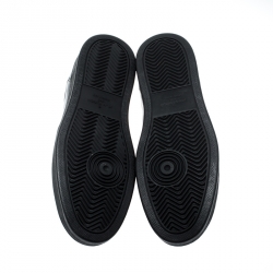 Pre Owned حذاء رياضي لوي فيتون ريفولي جلد أسود مقاس 44