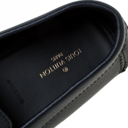 Pre Owned حذاء لوفرز لوي فيتون مونت كارلو جلد أزرق مقاس 43