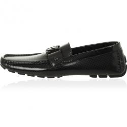 Louis Vuitton Black Patent Monte Carlo Loafers Size 43