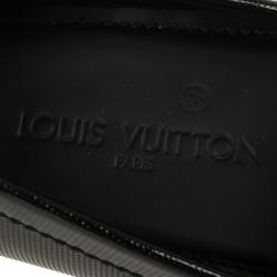 Louis Vuitton Black Patent Monte Carlo Loafers Size 43