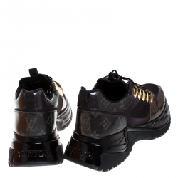Pre Owned Louis Vuitton Monogram Canvas Runaway Pulse Sneakers Size 42.5
