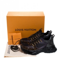 Pre Owned Louis Vuitton Monogram Canvas Runaway Pulse Sneakers Size 42.5