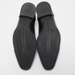 Louis Vuitton Black Leather Lace Up Derby Size 42.5