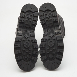 مملوكة مسبقًا Louis Vuitton Black Infini Empreinte Leather Midcalf Length Boots Size 43