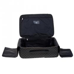 Pre Owned حقيبة سفر لوي فيتون بزنس بيغيس ليغر كانفاس دامييه غرافيتي 55