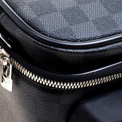 Pre Owned حقيبة سفر لوي فيتون بزنس بيغيس ليغر كانفاس دامييه غرافيتي 55