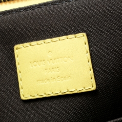 مملوكة مسبقًا  حافظة مستندات لوي فيتون بورت جلد إينفيني دامييه آسيد فيرت خضراء