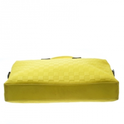 مملوكة مسبقًا  حافظة مستندات لوي فيتون بورت جلد إينفيني دامييه آسيد فيرت خضراء