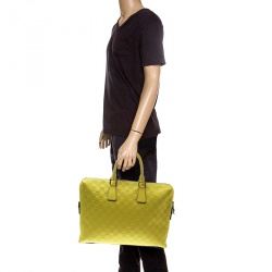 مملوكة مسبقًا  حافظة مستندات لوي فيتون بورت جلد إينفيني دامييه آسيد فيرت خضراء