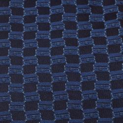 مملوكة مسبقًا Louis Vuitton Blue Patterned Silk Tie