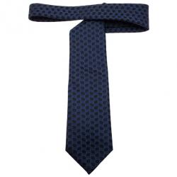 مملوكة مسبقًا Louis Vuitton Blue Patterned Silk Tie