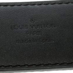 مملوكة مسبقًا Louis Vuitton Damier Graphite Canvas Initials Belt 95cm