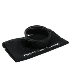 مملوكة مسبقًا Louis Vuitton Damier Graphite Canvas Initials Belt 95cm